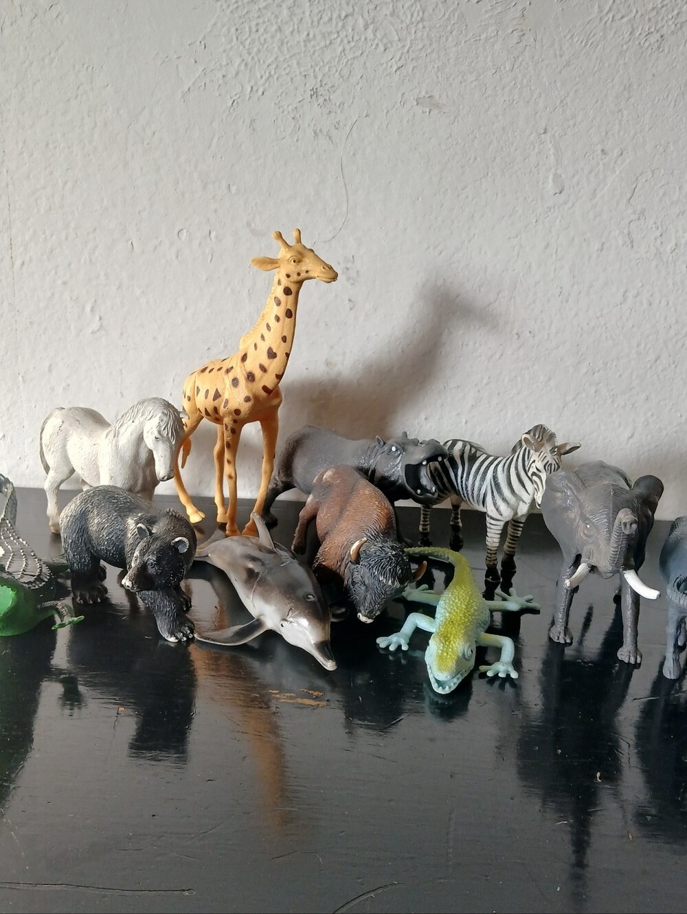 Animal Figure Toy Lot Of 11 Kids - Safari Playset Figure